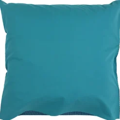 Taie d'oreiller 65x65 cm percale de coton GUSTAV vert Emeraude