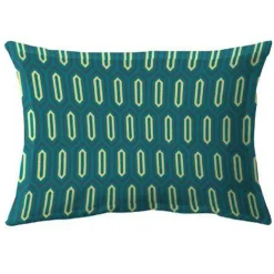 Taie d'oreiller 50x70 cm percale de coton PAST Bleu Canard