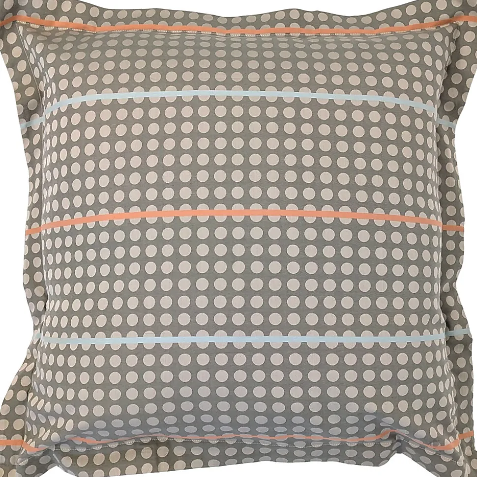 Taie d'oreiller 65x65 cm Satin de coton DAUPHINE Marron