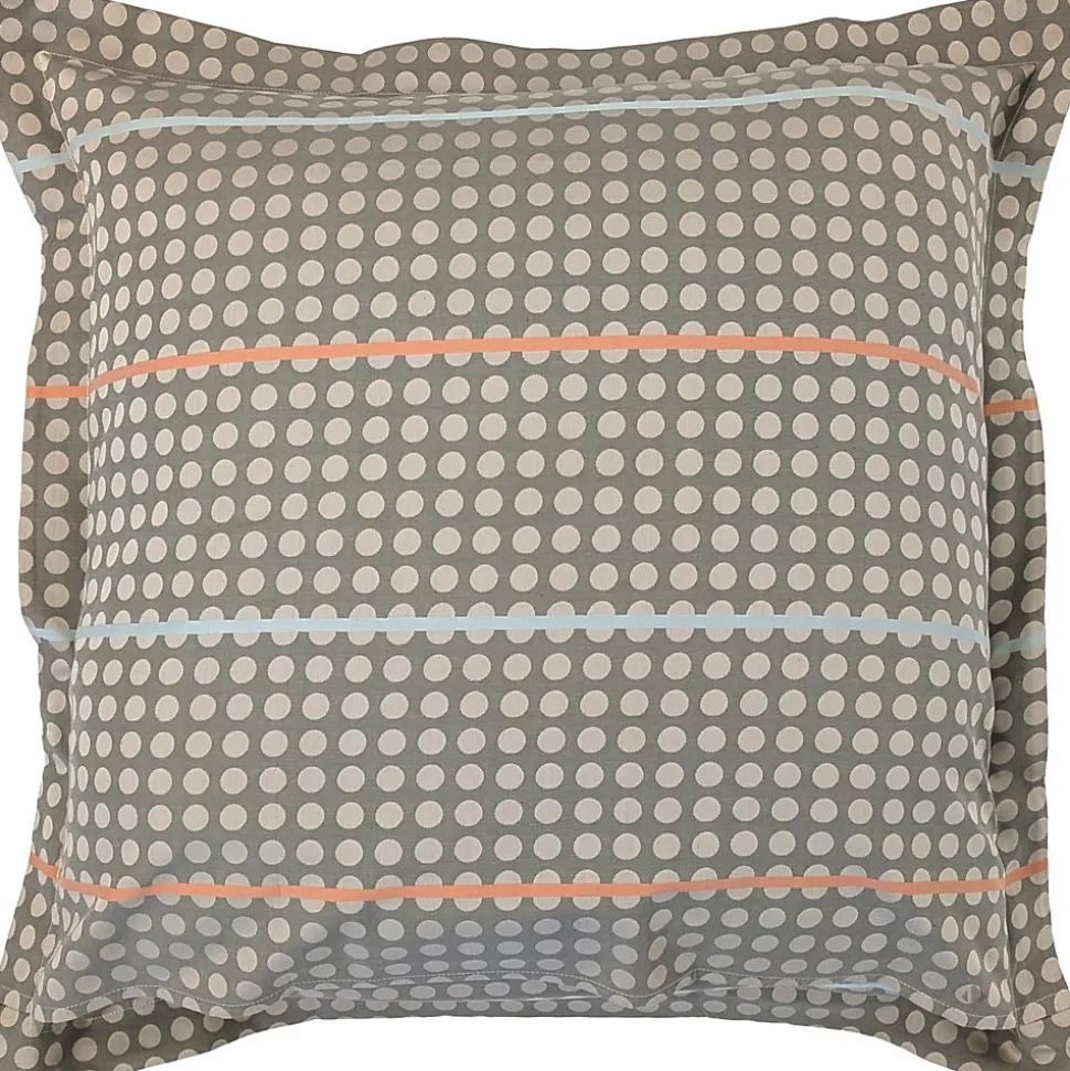 Taie d'oreiller 65x65 cm Satin de coton DAUPHINE Marron