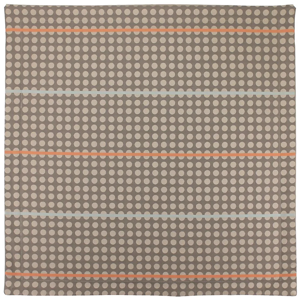 Taie d'oreiller 65x65 cm Satin de coton DAUPHINE Marron