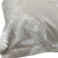 Taie d'oreiller 50x70 cm satin de coton CAYENNE beige ficelle