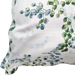 Taie d'oreiller 65x65 cm satin de coton ANGÈLE vert tilleul