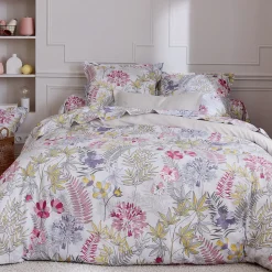 Taie d'oreiller 50x70 cm satin de coton ANAÏS multicolore