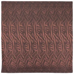 Taie d'oreiller 65x65 cm Satin de coton OPERA Marron foncé