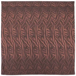 Taie d'oreiller 65x65 cm Satin de coton OPERA Marron foncé