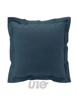 Taies d'Oreiller Percale 63x63 bleu