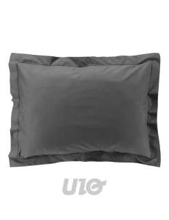 Taies d'Oreiller Percale 50x70 cm anthracite
