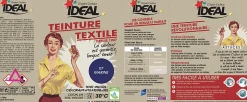 Teinture textile vintage bleu marine Idéal 350g