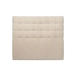 Tete de lit Capitonnée Bouclette - A poser au sol