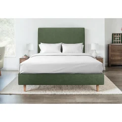 Tete de lit tapissier Tissu - A poser au sol