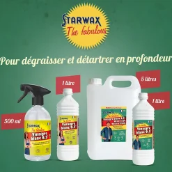 The fabulous Vinaigre 9,5° blanc Starwax 6L