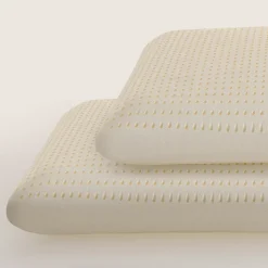 The White Stone Lot de 4 Oreillers en Mousse à Mémoire de Forme 40 x 70 cm, Hauteur 11 cm