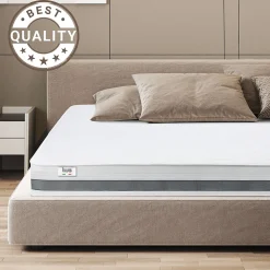 The White Stone Matelas à ressorts ensachés et mémoire 120x190 20 cm