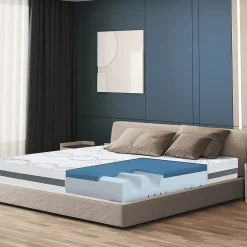The White Stone Matelas en Mousse à Mémoire de Forme 135x205 cm Hauteur 22 cm