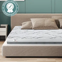 The White Stone Matelas Orthopédique 70x220 cm Fermeté Moyenne