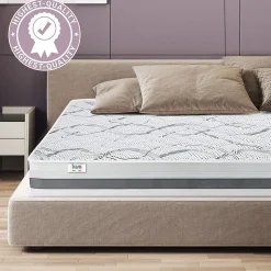 The White Stone Matelas Orthopédique 90x200 cm Fermeté Moyenne