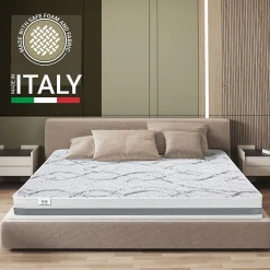 The White Stone Matelas Orthopédique 100x210 cm Fermeté Moyenne