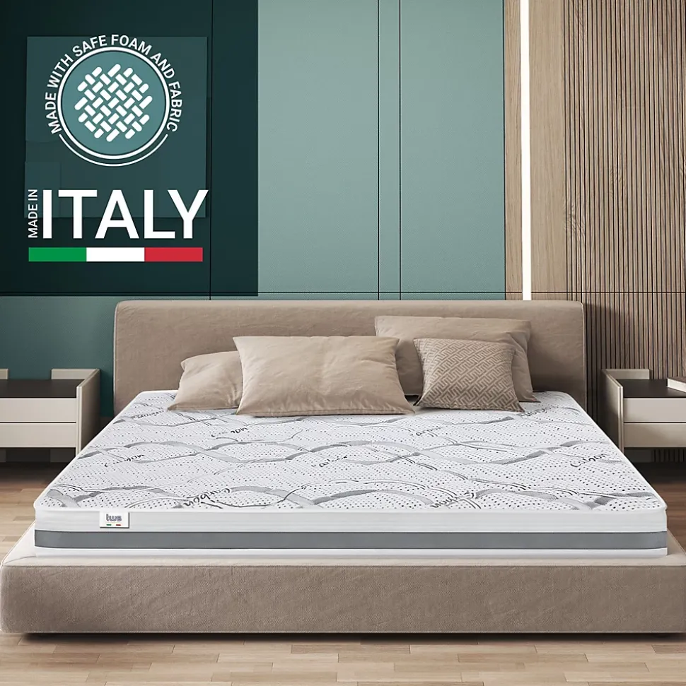 The White Stone Matelas Orthopédique 130x190 cm Fermeté Moyenne