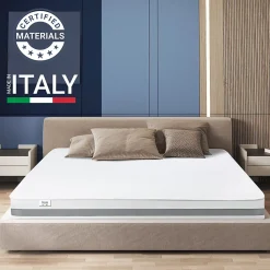 The White Stone Matelas 160x210 cm en Mousse Antibactérien