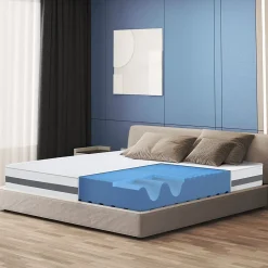 The White Stone Matelas 160x210 cm en Mousse Antibactérien