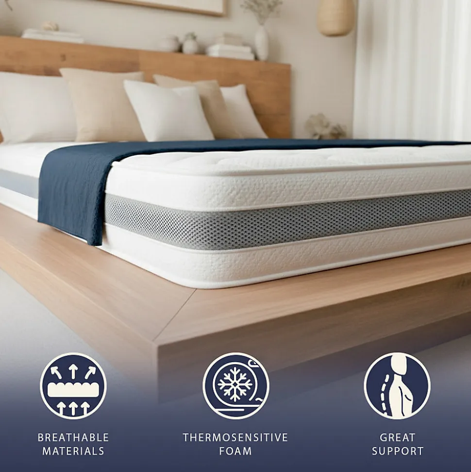 The White Stone Matelas 140x190 Waterfoam Thermosensible