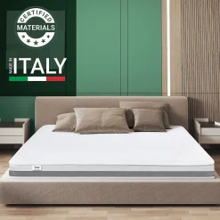 The White Stone Matelas 120x200 cm en Mousse Antibactérien