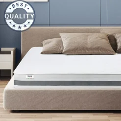 The White Stone Matelas 180x190 cm en Mousse Antibactérien