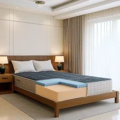 The White Stone Matelas 160x200 cm en Mousse à Mémoire, Hauteur 25 cm