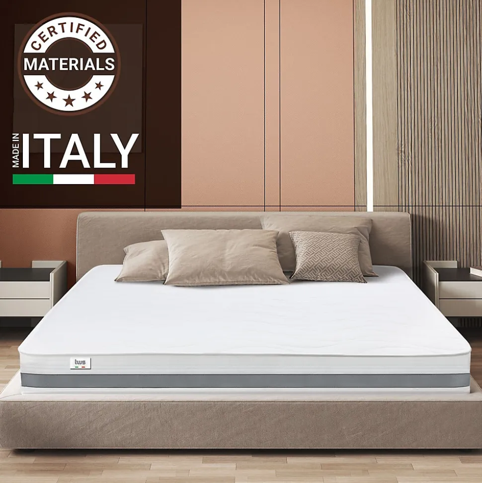 The White Stone Matelas 125x210 cm en Mousse Antibactérien