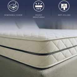 The White Stone Matelas 160x200 à Ressorts Ensachés et Mousse, 24 cm