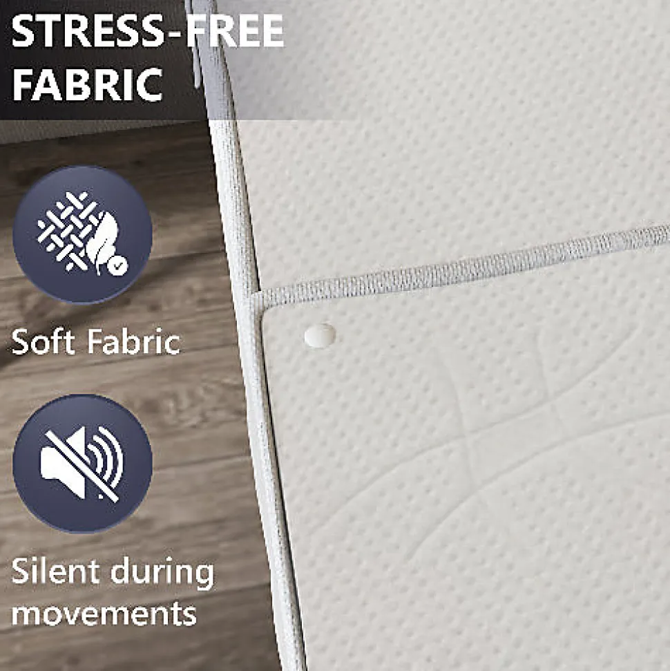 The White Stone Protège-matelas 100x200 avec 3 Alèses Amovibles