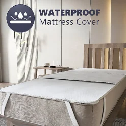The White Stone Protège-matelas 180x200 Imperméable avec Alèse Amovible