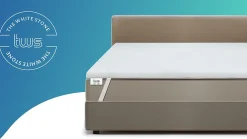 The White Stone Surmatelas en mousse à mémoire de forme 180 x 290 cm