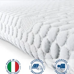 The White Stone Surmatelas en mousse à mémoire de forme 110 x 190 cm