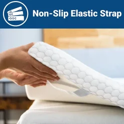 The White Stone Surmatelas en mousse à mémoire de forme 90 x 210 cm