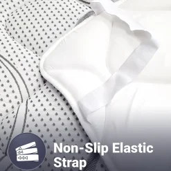 The White Stone Surmatelas 130x200 respirant hauteur 5 cm