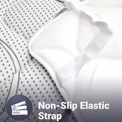 The White Stone Surmatelas 90x200 respirant hauteur 5 cm