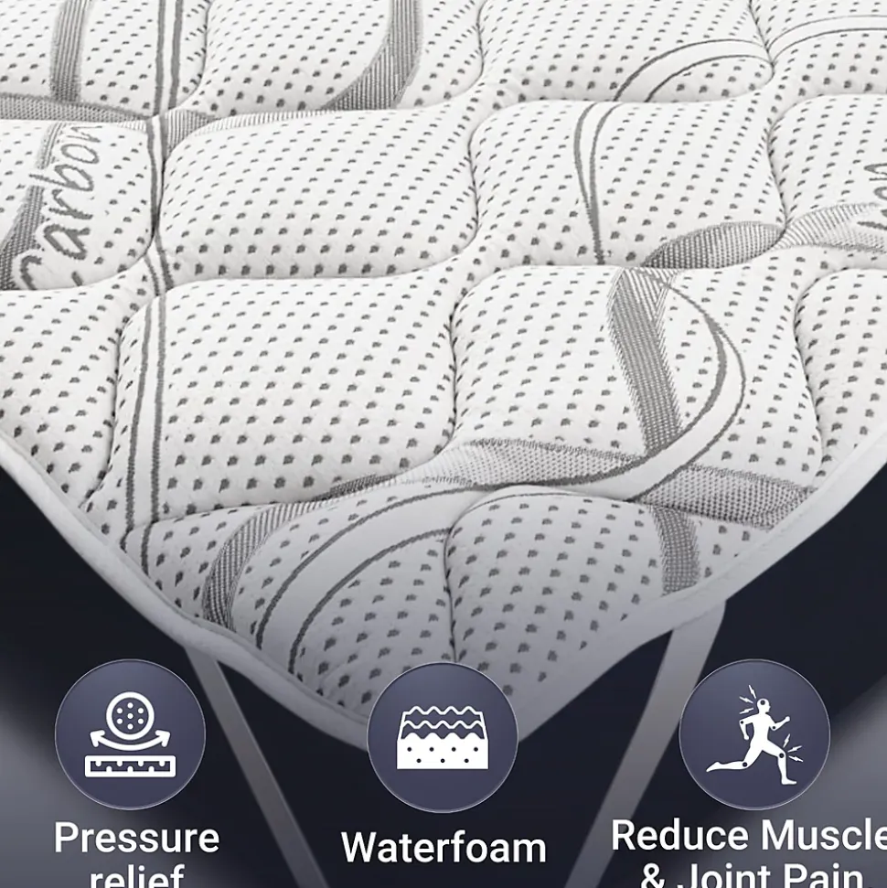 The White Stone Surmatelas 90x200 respirant hauteur 5 cm