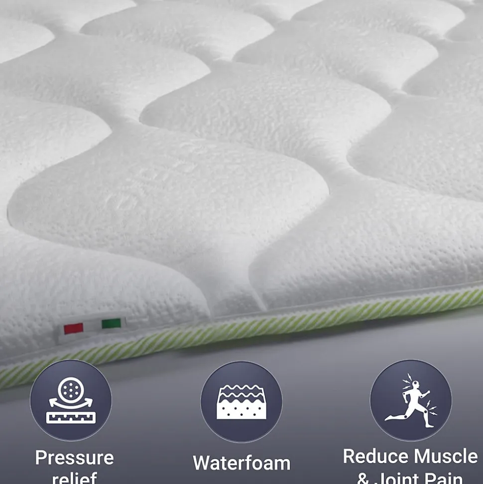 The White Stone Surmatelas Rafraîchissant avec Élastiques 90x200