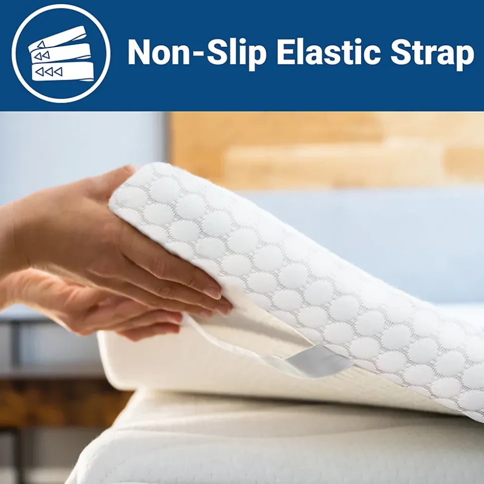 The White Stone Surmatelas en mousse à mémoire de forme 110 x 195 cm