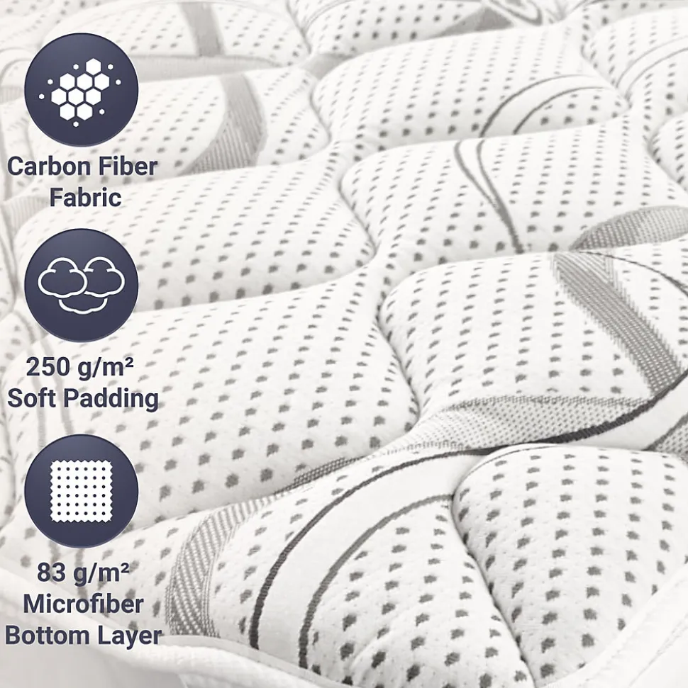 The White Stone Surmatelas 100x200 respirant hauteur 5 cm