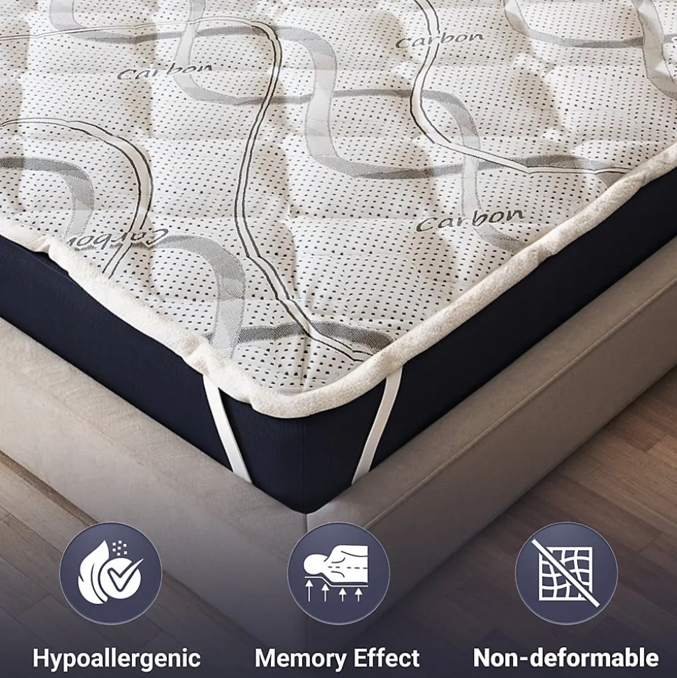 The White Stone Surmatelas 100x200 respirant hauteur 5 cm