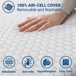 The White Stone Surmatelas en mousse à mémoire de forme 70 x 180 cm