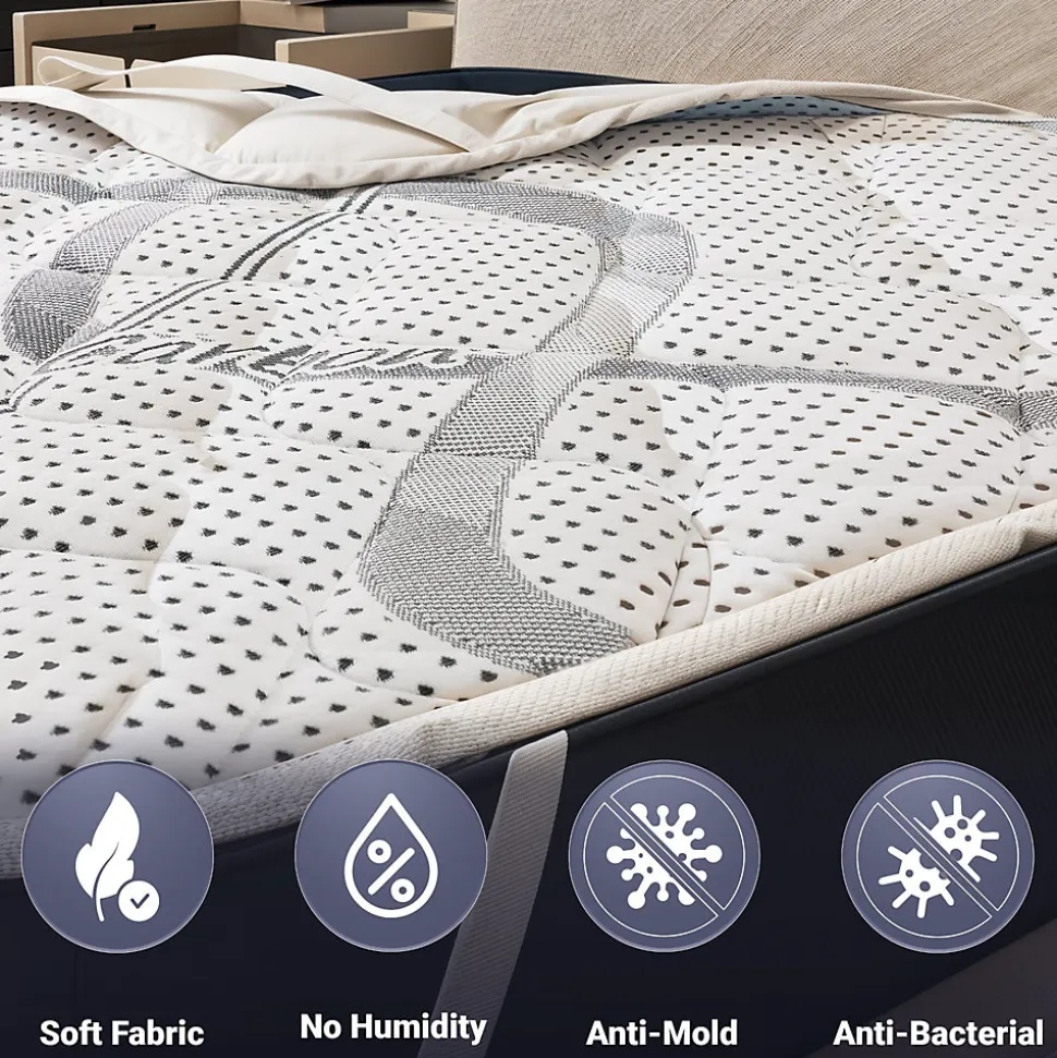 The White Stone Surmatelas 80x195 respirant hauteur 5 cm