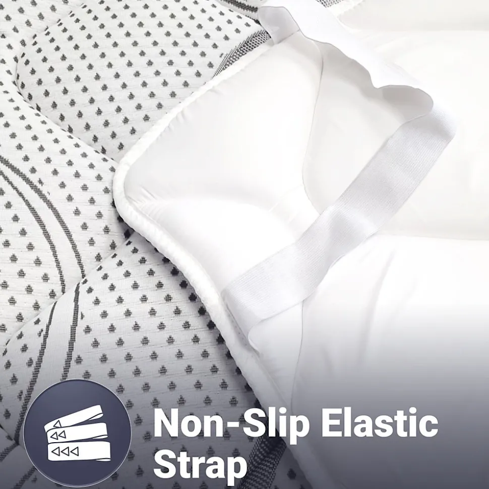 The White Stone Surmatelas 80x195 respirant hauteur 5 cm