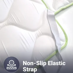 The White Stone Surmatelas Rafraîchissant avec Élastiques 180x200