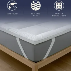 The White Stone Surmatelas 80x190 cm en ouate de 800 g