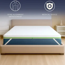 The White Stone Surmatelas 140x200 en Memory Foam Breeze à 9 Zones