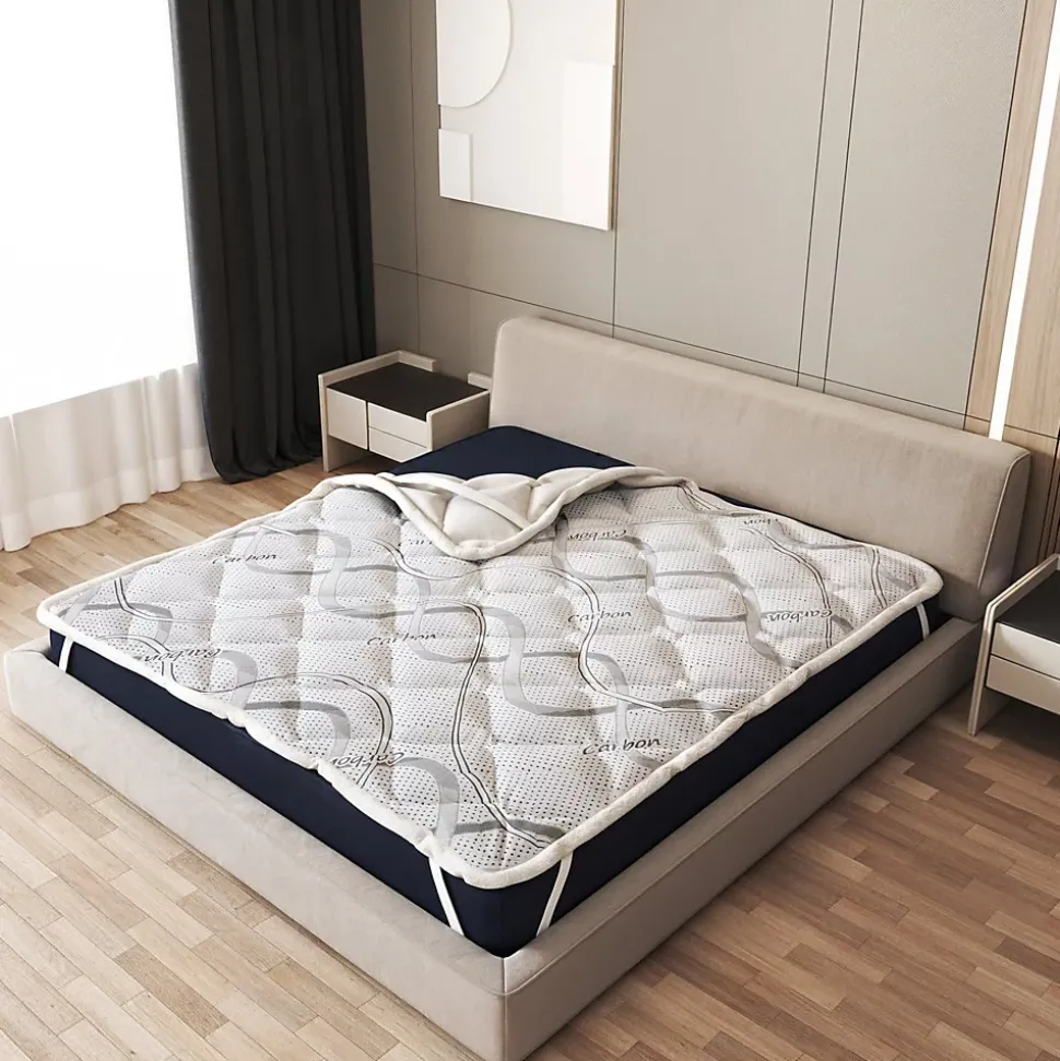 The White Stone Surmatelas 80x190 respirant hauteur 5 cm